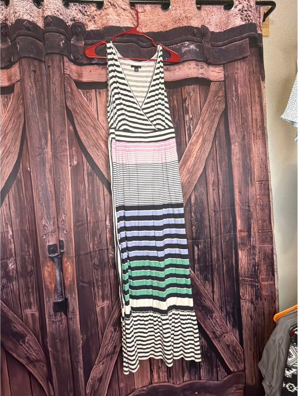Tommy Hilfiger Striped Maxi Dress Size L/G